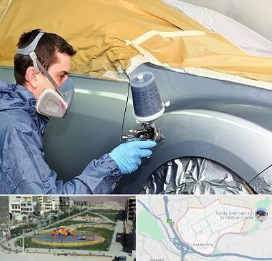 نقاشی خودرو در مرزداران تبریز