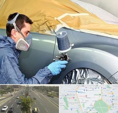 نقاشی خودرو در منطقه 17 تهران