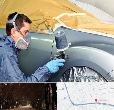 نقاشی خودرو در ابوریحان تبریز