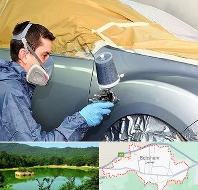 نقاشی خودرو در بهشهر