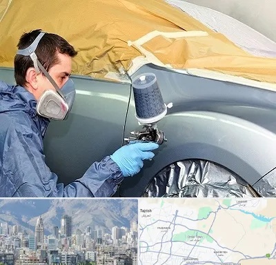 نقاشی خودرو در شمال شرق تهران