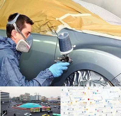 نقاشی خودرو در میدان انقلاب