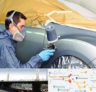 نقاشی خودرو در پارک وی 