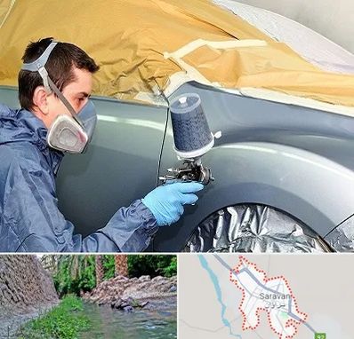 نقاشی خودرو در سراوان