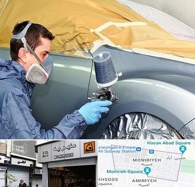 نقاشی خودرو در منیریه 