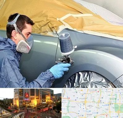 نقاشی خودرو در جنت آباد تهران 