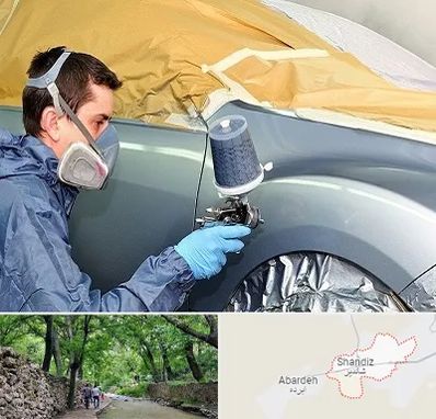 نقاشی خودرو در شاندیز مشهد