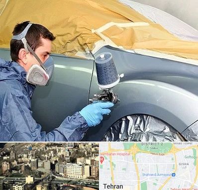 نقاشی خودرو در مرزداران 