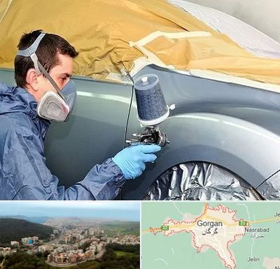 نقاشی خودرو در گرگان