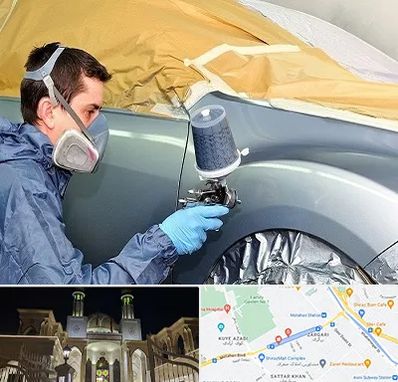 نقاشی خودرو در زرگری شیراز