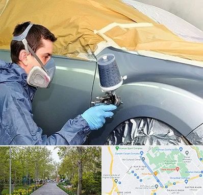 نقاشی خودرو در قدوسی غربی شیراز