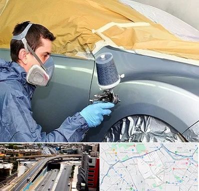 نقاشی خودرو در ستارخان شیراز