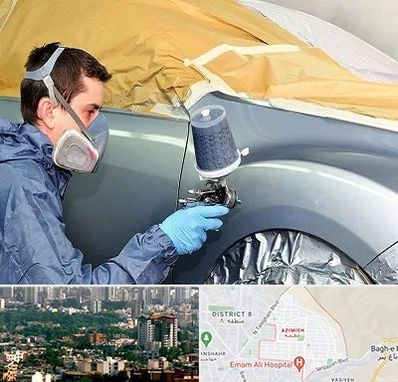 نقاشی خودرو در عظیمیه کرج 