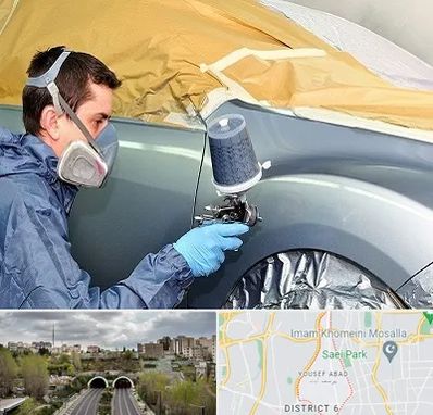 نقاشی خودرو در یوسف آباد 