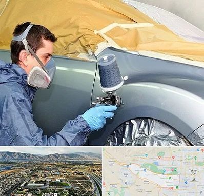 نقاشی خودرو در منطقه 21 تهران