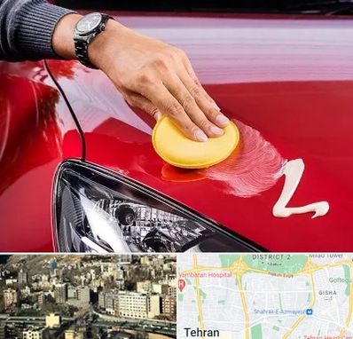 پولیش خودرو در مرزداران 