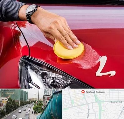 پولیش خودرو در بلوار فرحزادی