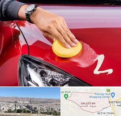 پولیش خودرو در شهرک گلستان شیراز