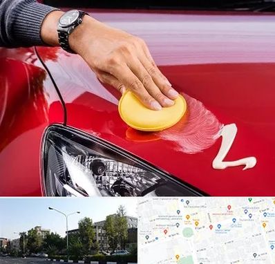 پولیش خودرو در میدان کاج