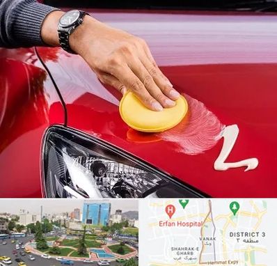 پولیش خودرو در ونک 