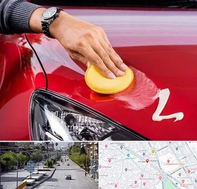 پولیش خودرو در خیابان زند شیراز