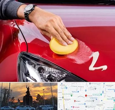 پولیش خودرو در میدان حر