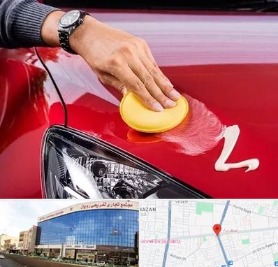 پولیش خودرو در نصف راه تبریز