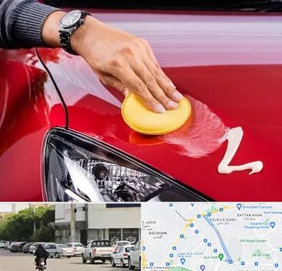 پولیش خودرو در قدوسی شرقی شیراز