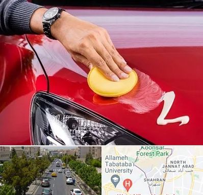 پولیش خودرو در شهران 