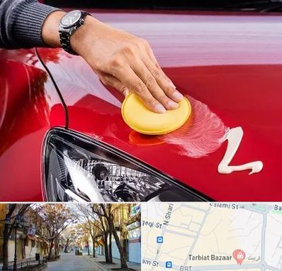 پولیش خودرو در تربیت تبریز