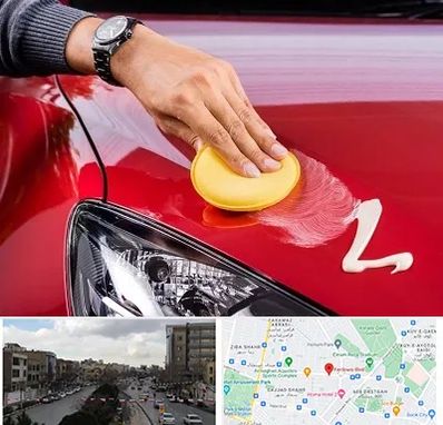 پولیش خودرو در بلوار فردوسی مشهد