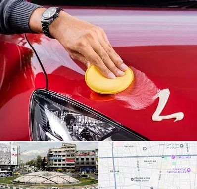 پولیش خودرو در مرکز تهران