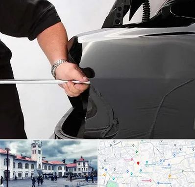 صافکاری PDR در میدان شهرداری رشت