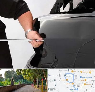 صافکاری PDR در فلکه گاز رشت