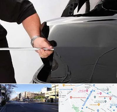 صافکاری PDR در خیابان ملاصدرا شیراز