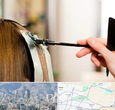 سالن رنگ مو در شمال شرق تهران