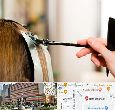 سالن رنگ مو در سهروردی