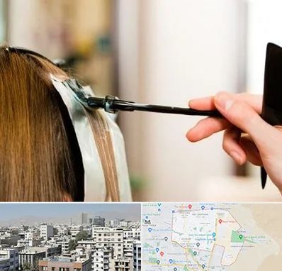 سالن رنگ مو در منطقه 14 تهران