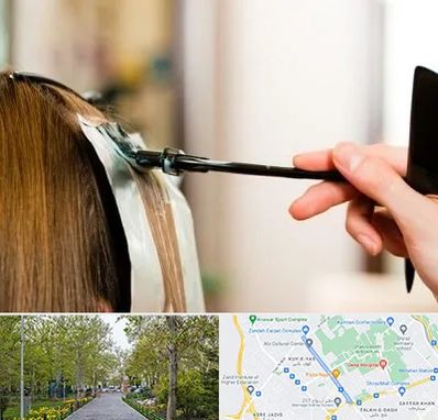 سالن رنگ مو در قدوسی غربی شیراز