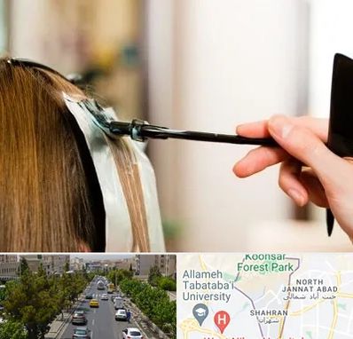 سالن رنگ مو در شهران