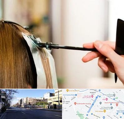 سالن رنگ مو در خیابان ملاصدرا شیراز