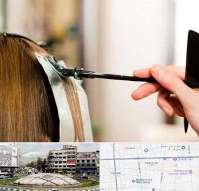 سالن رنگ مو در مرکز تهران