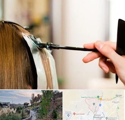 سالن رنگ مو در باغستان کرج