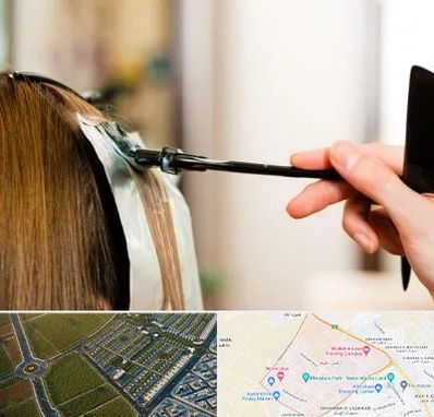 سالن رنگ مو در الهیه مشهد