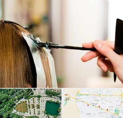 سالن رنگ مو در وکیل آباد مشهد