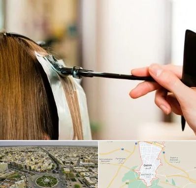 سالن رنگ مو در قزوین