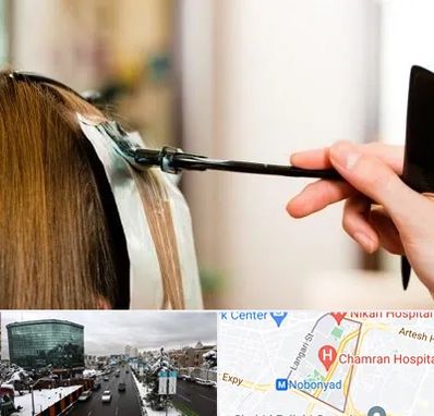 سالن رنگ مو در اقدسیه