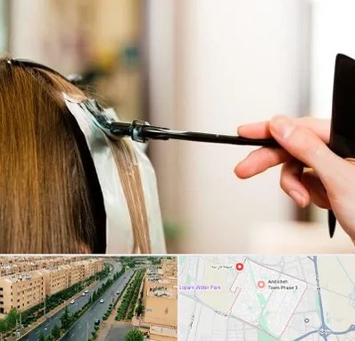 سالن رنگ مو در فاز سه اندیشه