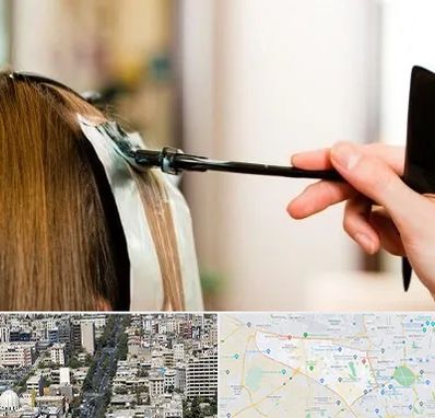 سالن رنگ مو در منطقه 18 تهران