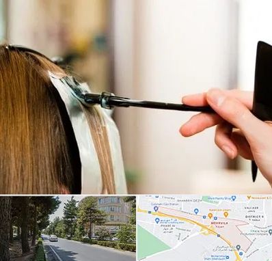 سالن رنگ مو در مهرویلا کرج